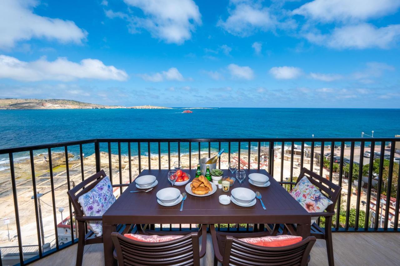 סיינט פול ביי Islet Promenade Seafront Apartment With Large Corner Terrace By Getawaysmalta מראה חיצוני תמונה